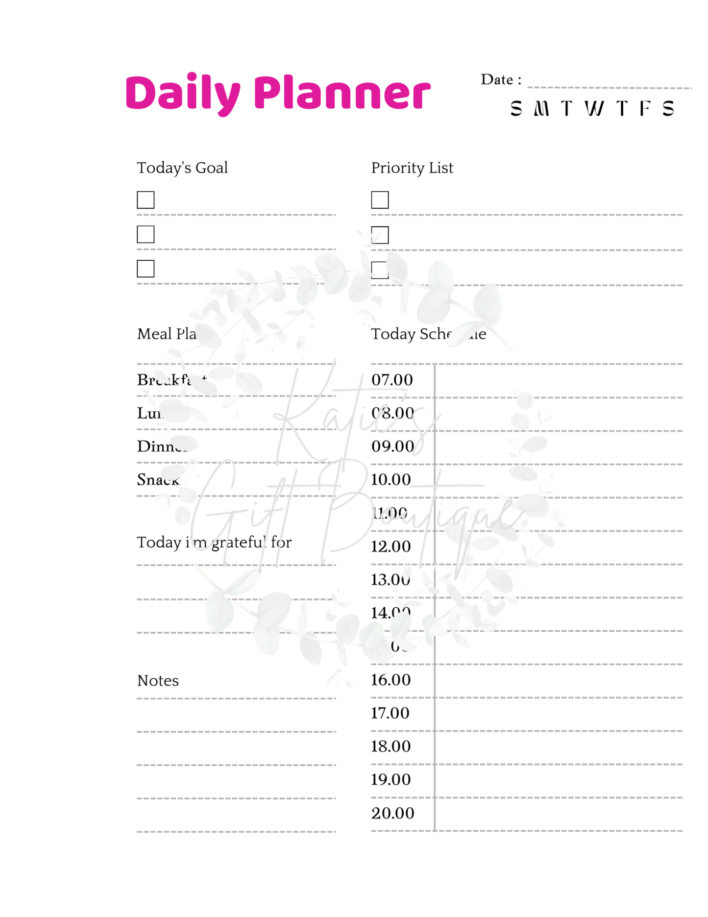 Self Love Workbook - Self Care Binder