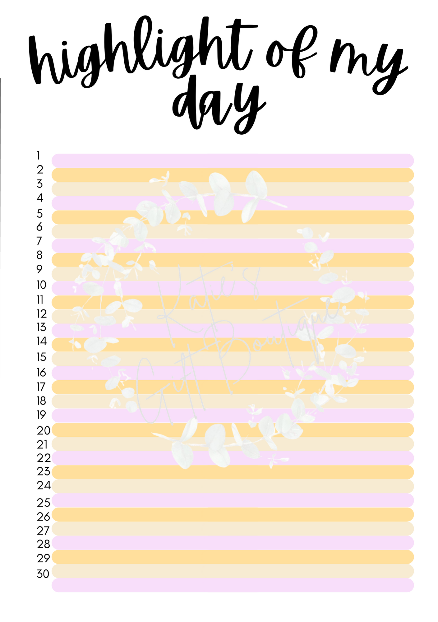 June Spread - Aesthetic