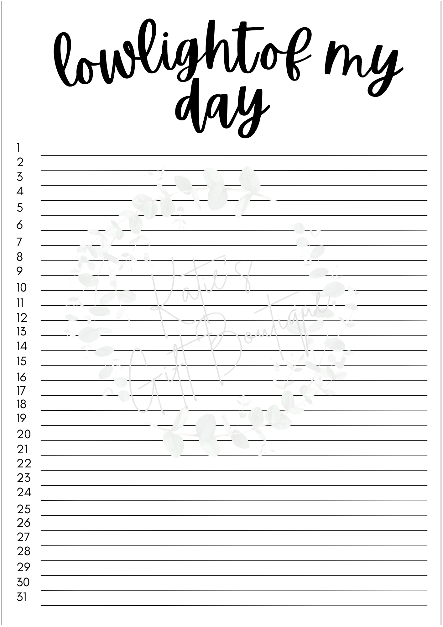 April Spread - Aesthetic