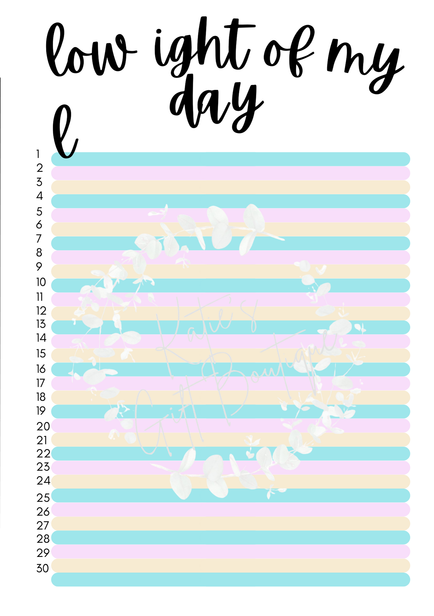 June Spread - Aesthetic