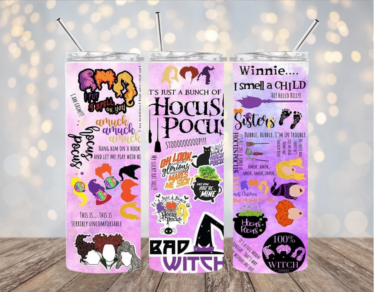 Hocus Pocus Inspired - Tumbler