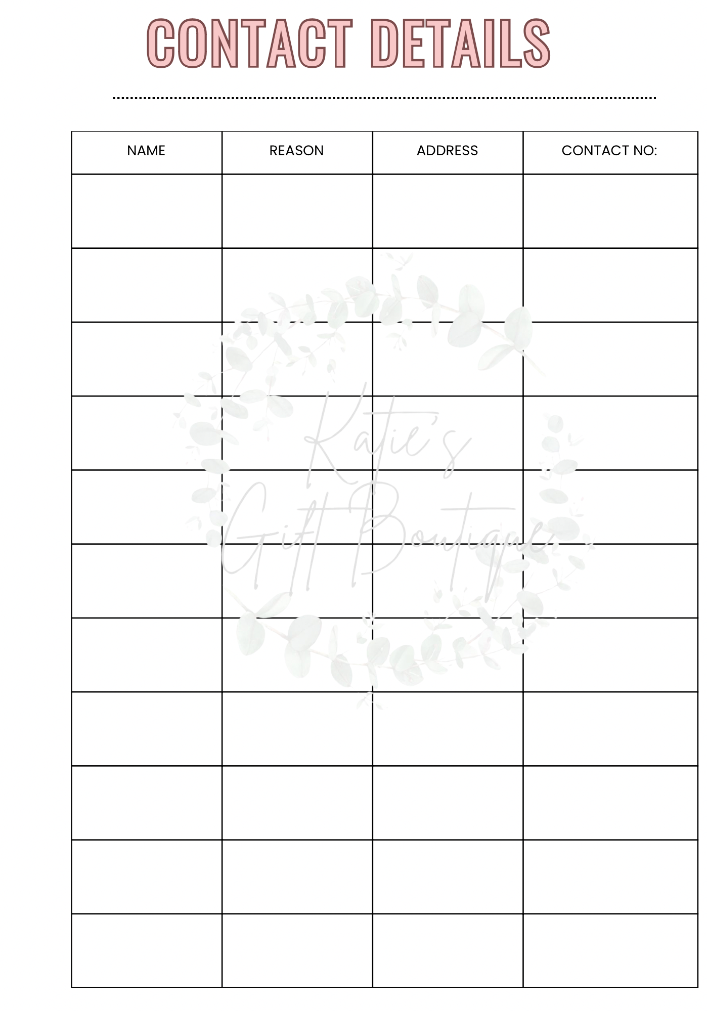 Nursing School Planner Spread