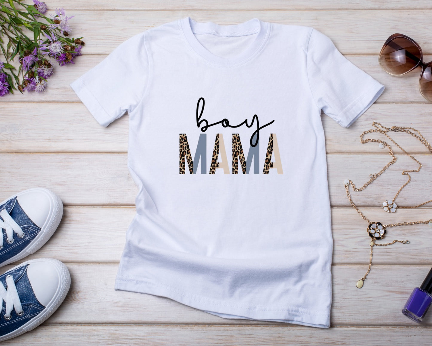 Boy Mama - TShirt or Crewneck Sweatshirt