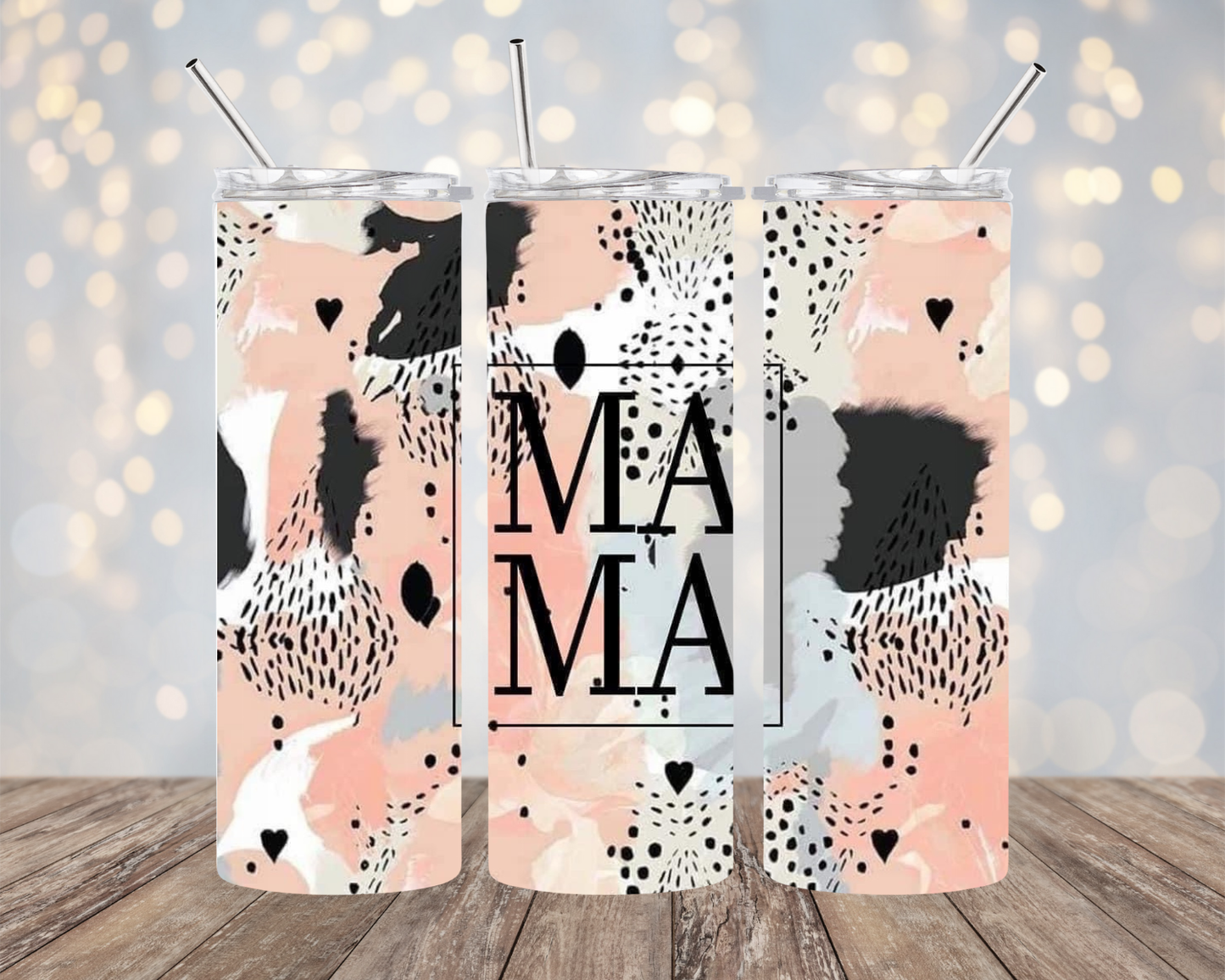 Pink Pastel Mama- Tumbler