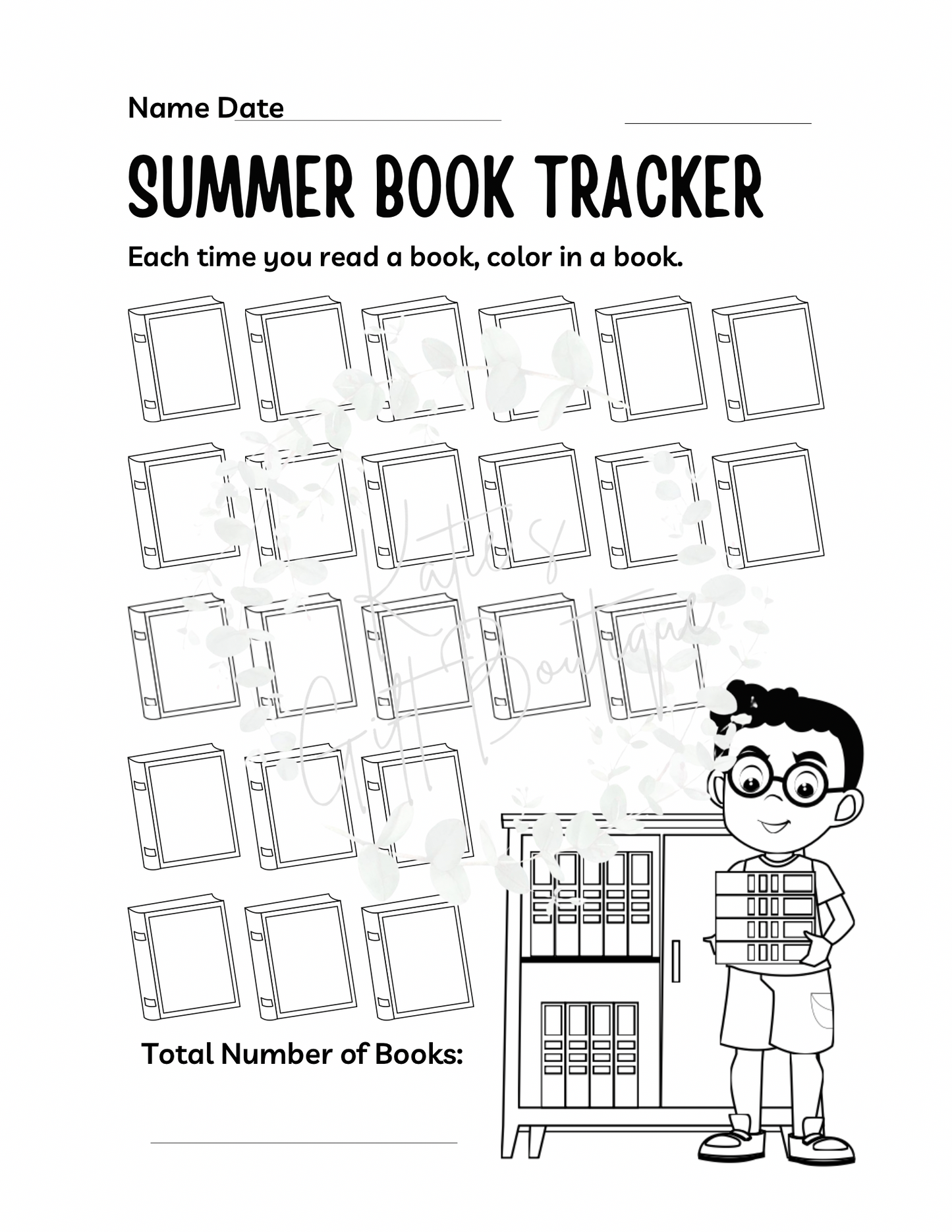 Summer Planner for Kids