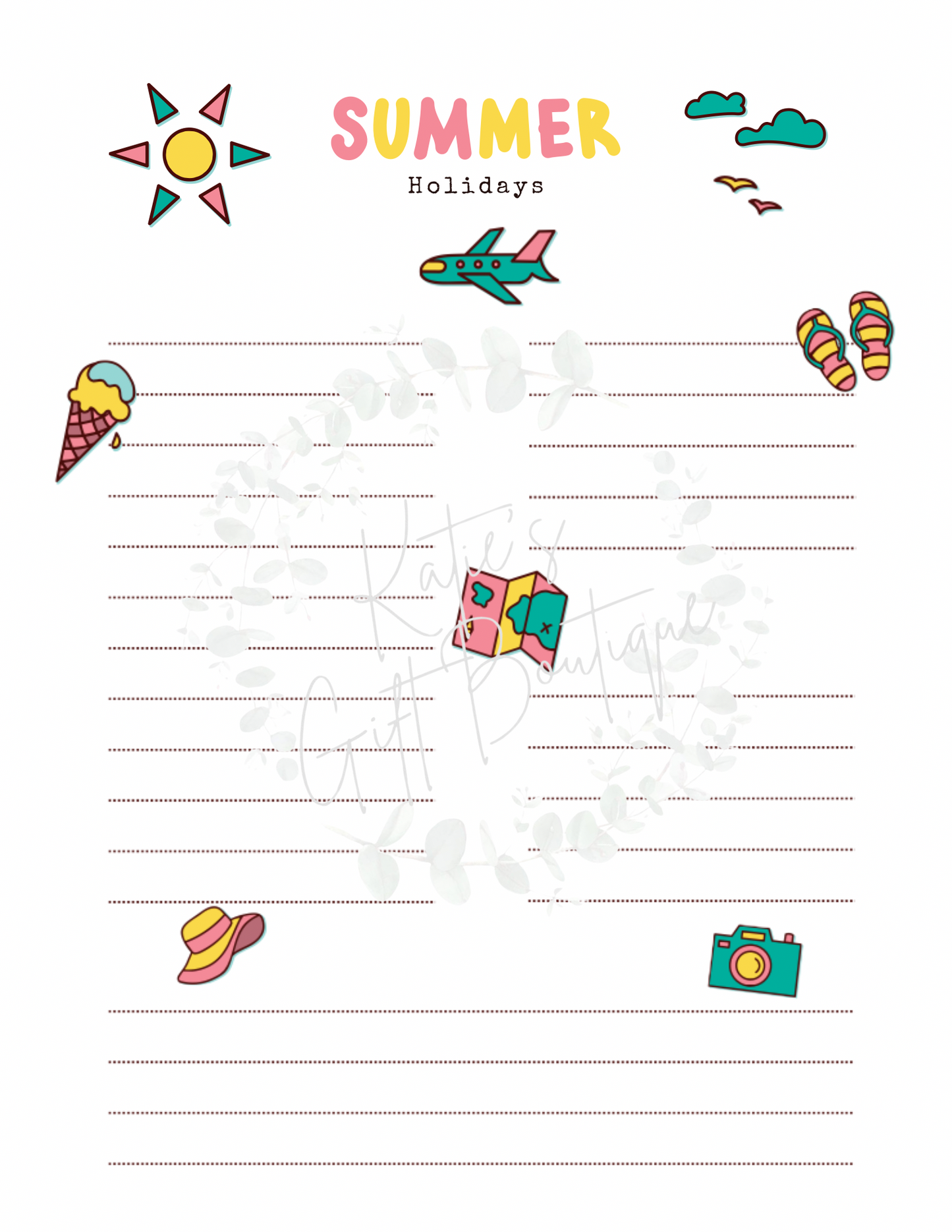 Summer Planner for Kids