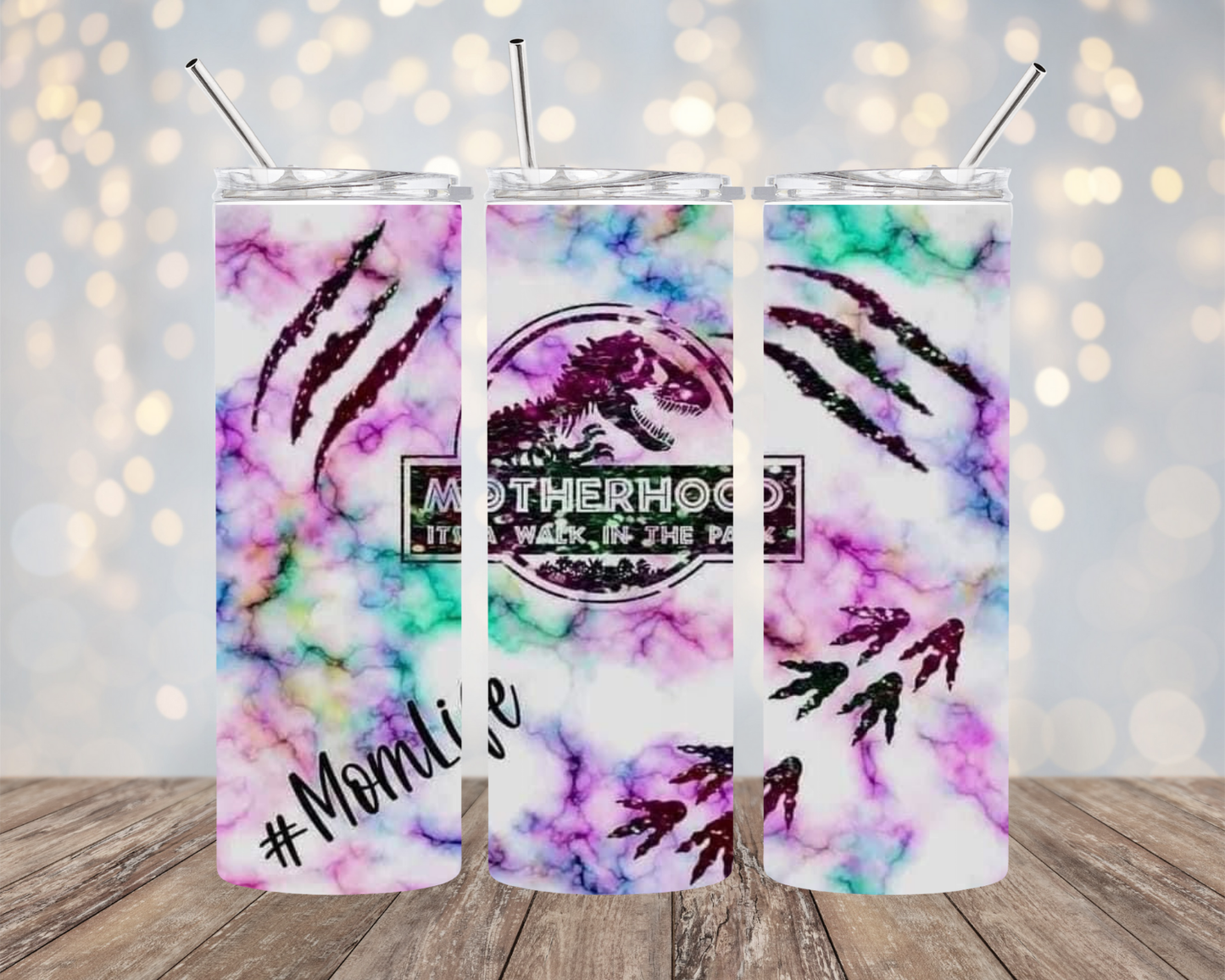 Jurassic Park Mama- Tumbler