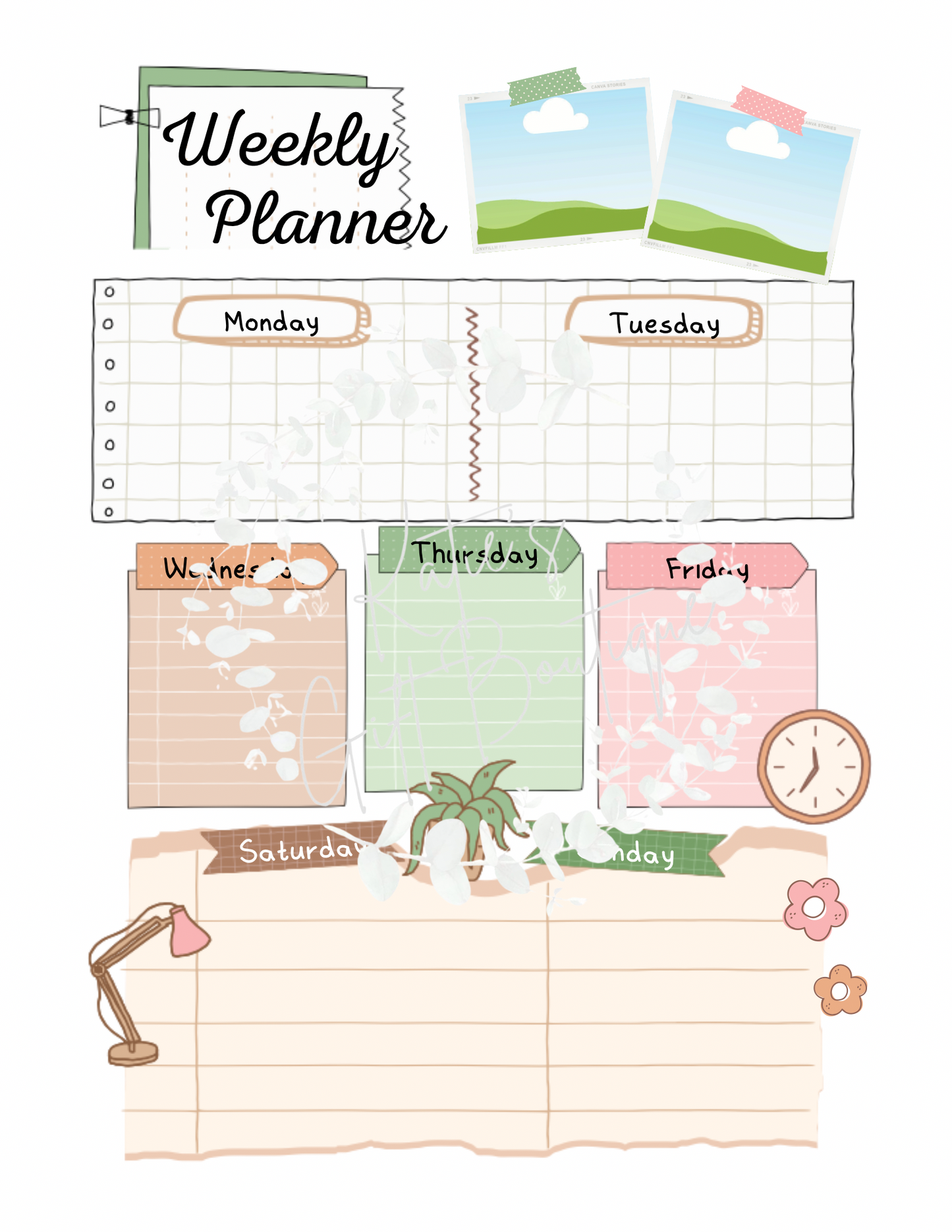 Summer Planner for Kids