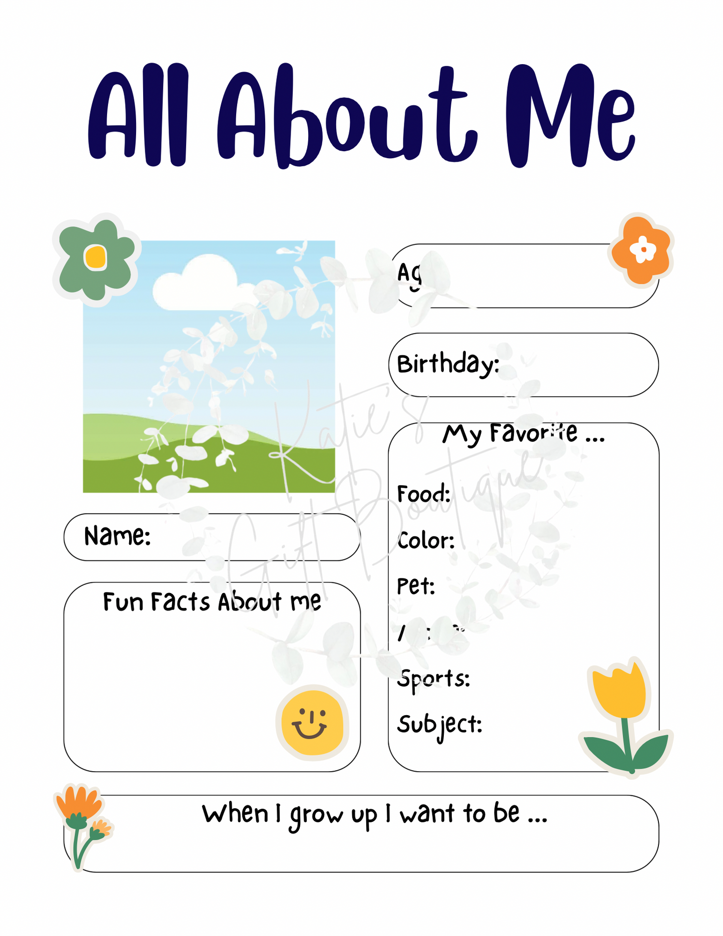 Summer Planner for Kids