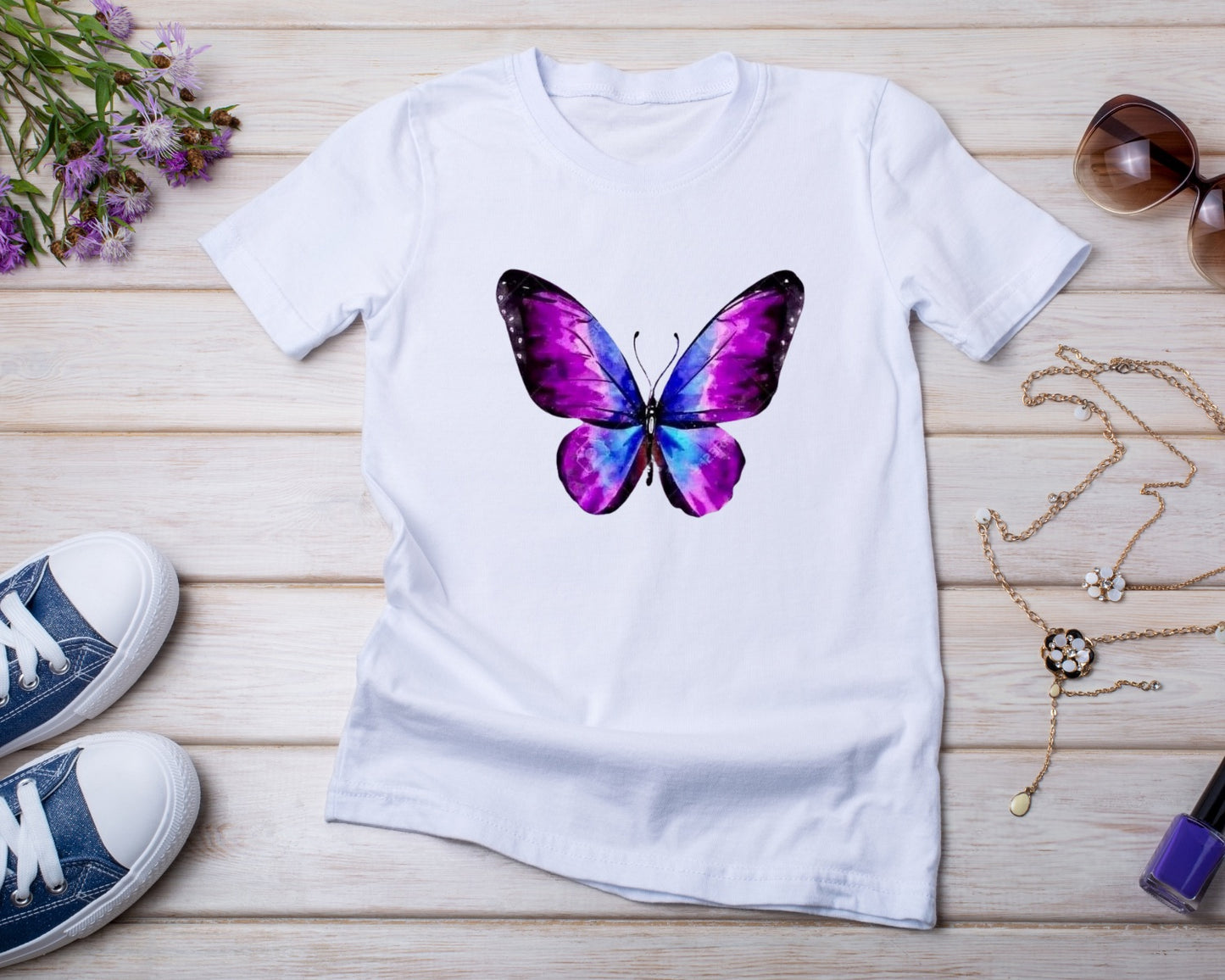 Butterfly - TShirt or Crewneck Sweatshirt