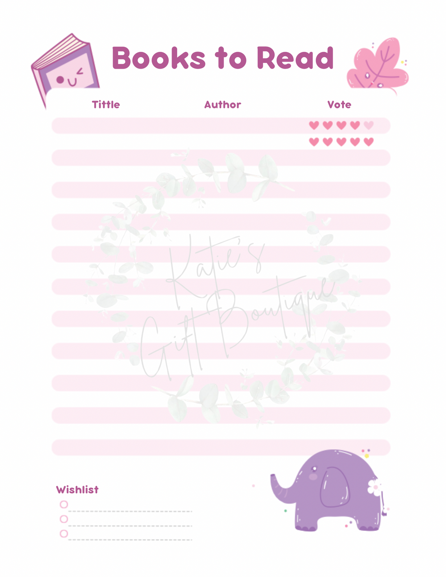 Summer Planner for Kids