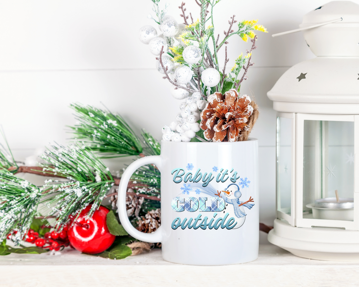 Baby It's Cold Outside - Glass Cup or Mug