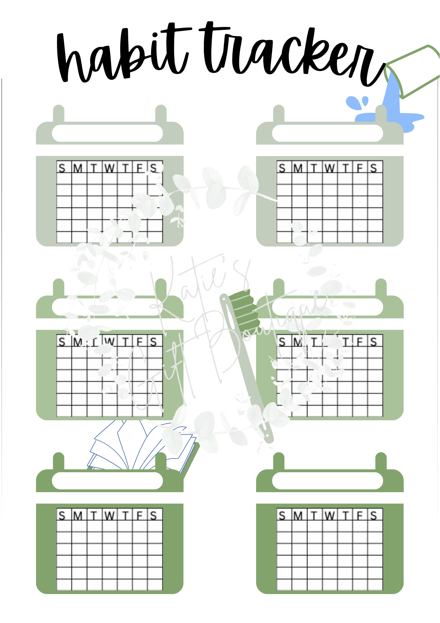 April Spread - Aesthetic