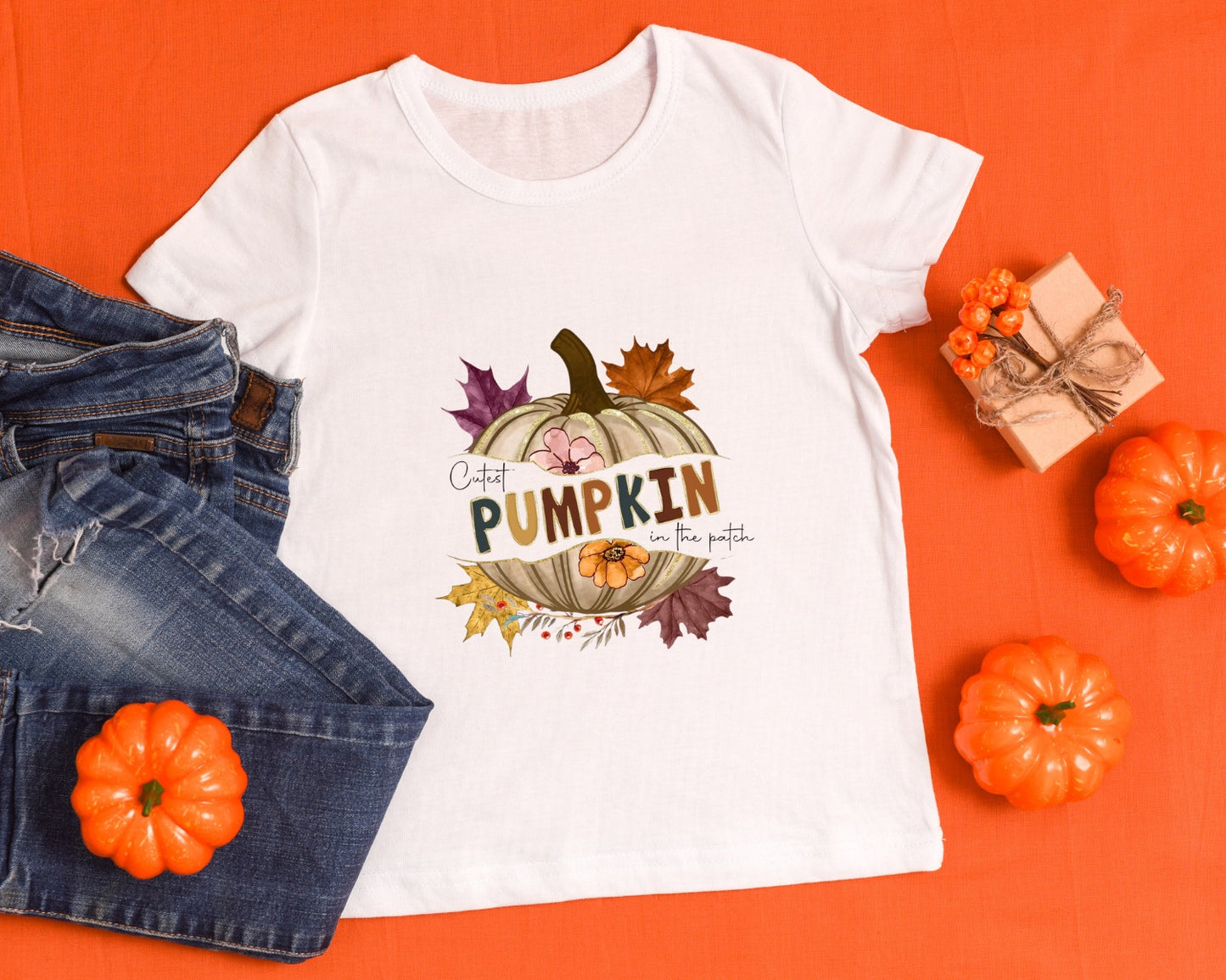 Fall - Cutest Pumpkin in the Patch - TShirt or Crewneck Sweatshirt