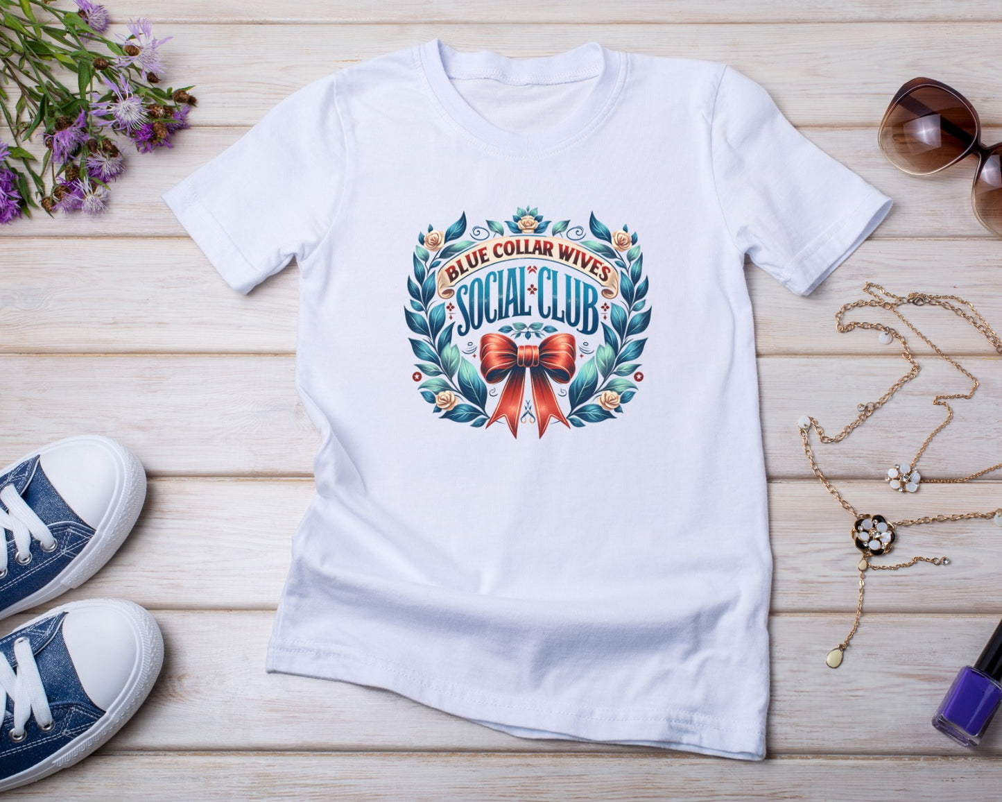 Blue Collar Wives Social Club - TShirt or Crewneck Sweatshirt