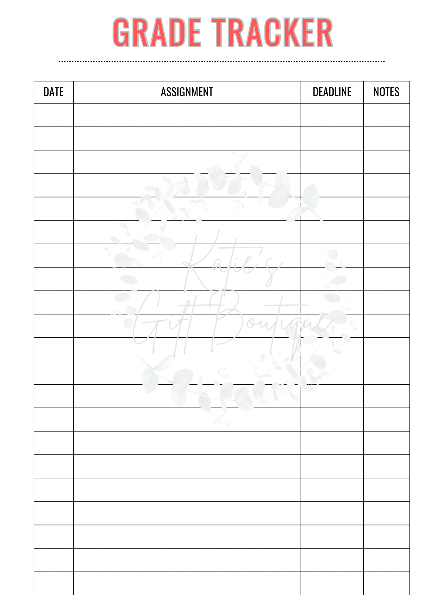 Nursing School Planner Spread