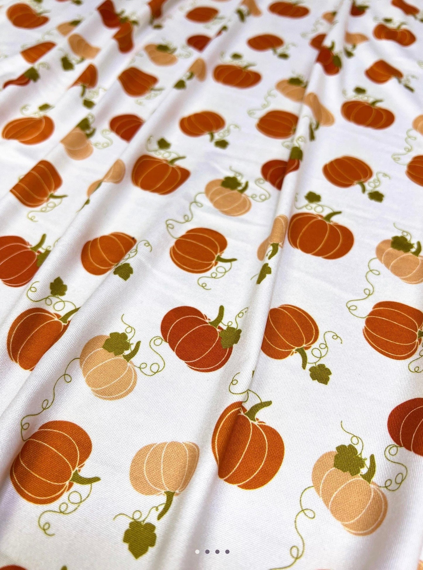 Tan/Orange Pumpkins - Scrunchie/Headband
