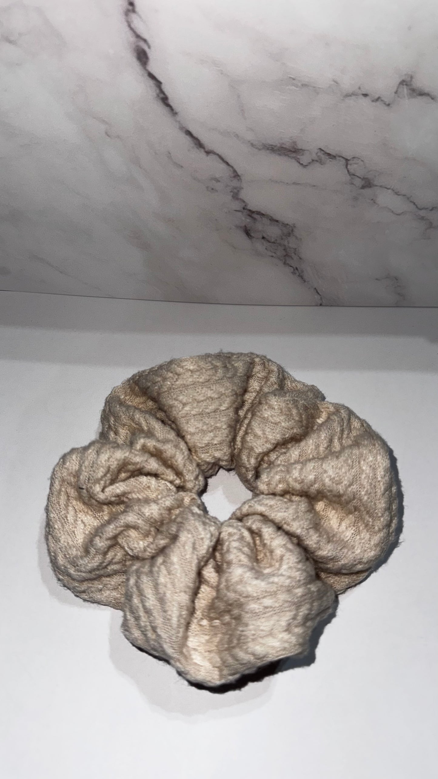 Sweater Texture - Cream - Scrunchie/Headband