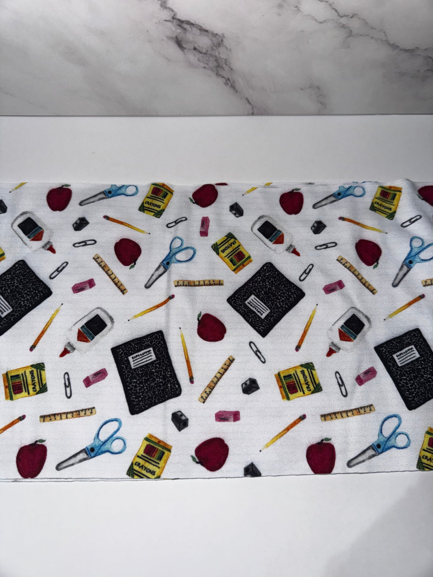 School - Notebooks/Scissors/Rulers - Scrunchie/Headband