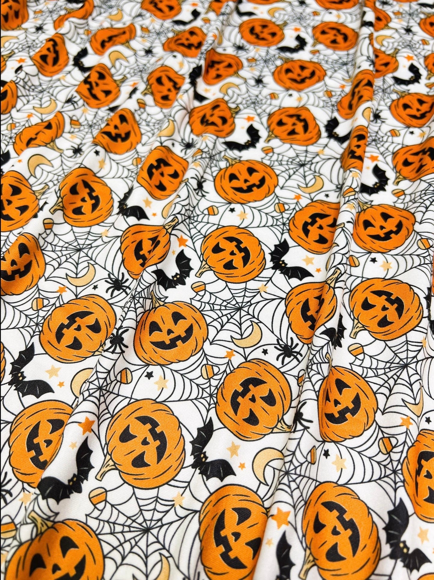 Pumpkins & Bats - Scrunchie/Headband