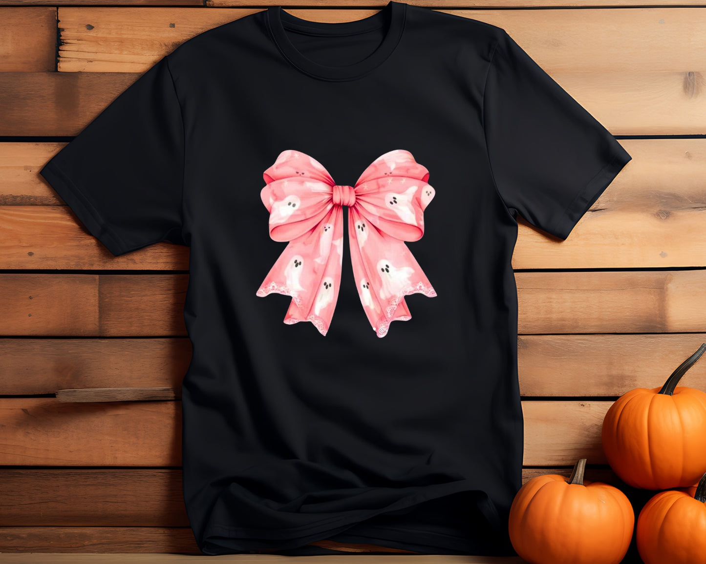 Halloween - Ghost Bows - TShirt or Crewneck Sweatshirt