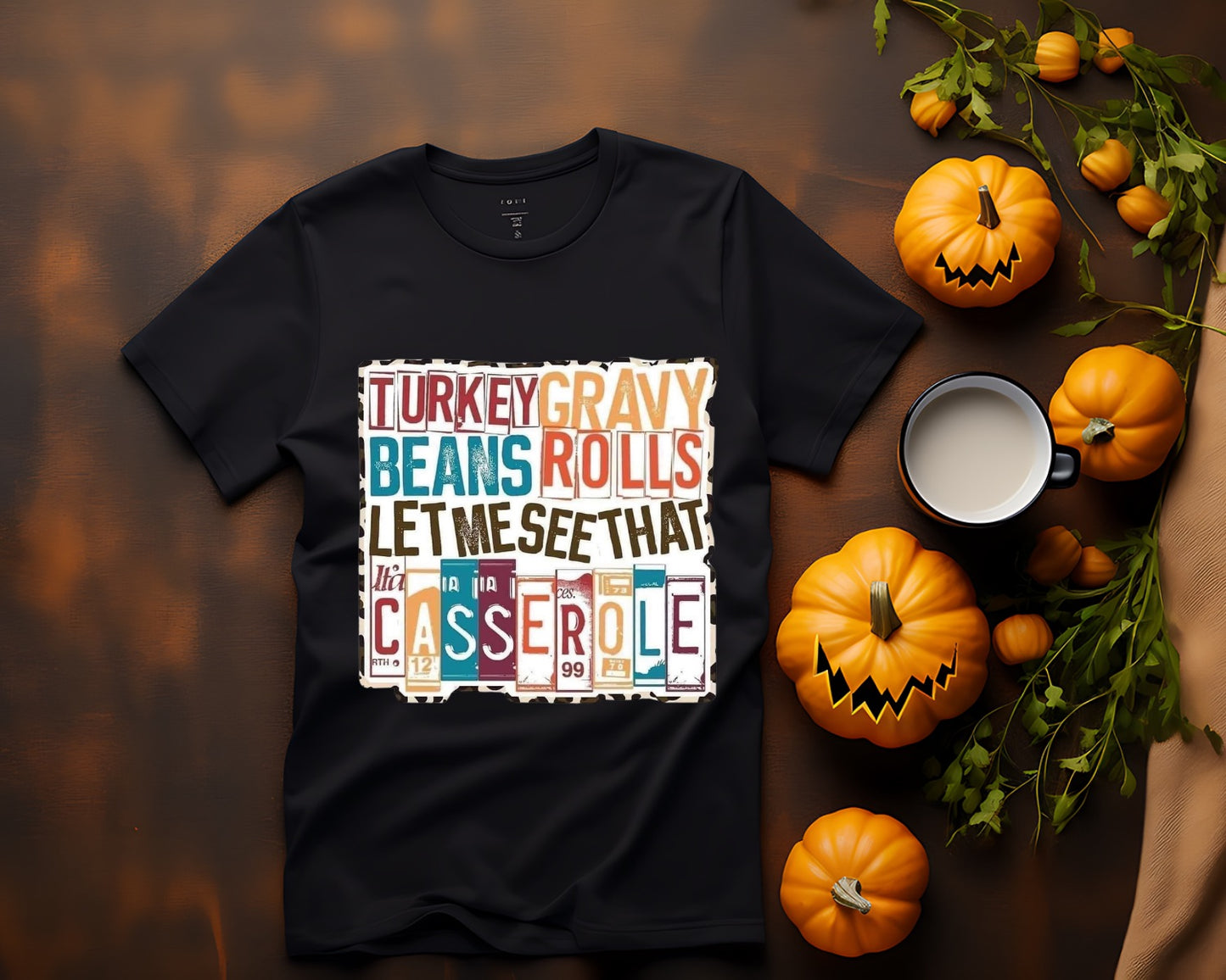 Fall - Casserole - TShirt or Crewneck Sweatshirt