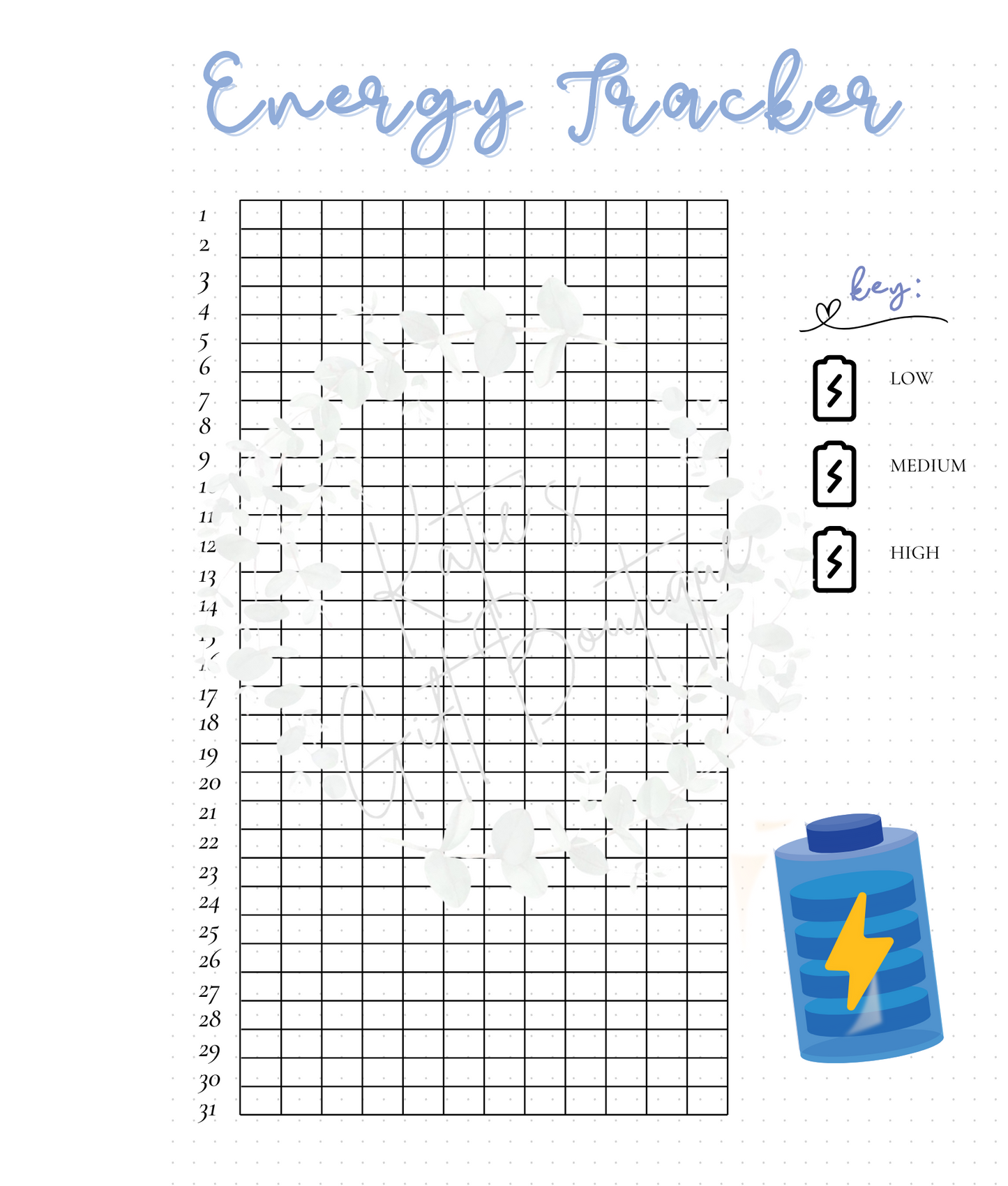 Yearly Energy Tracker