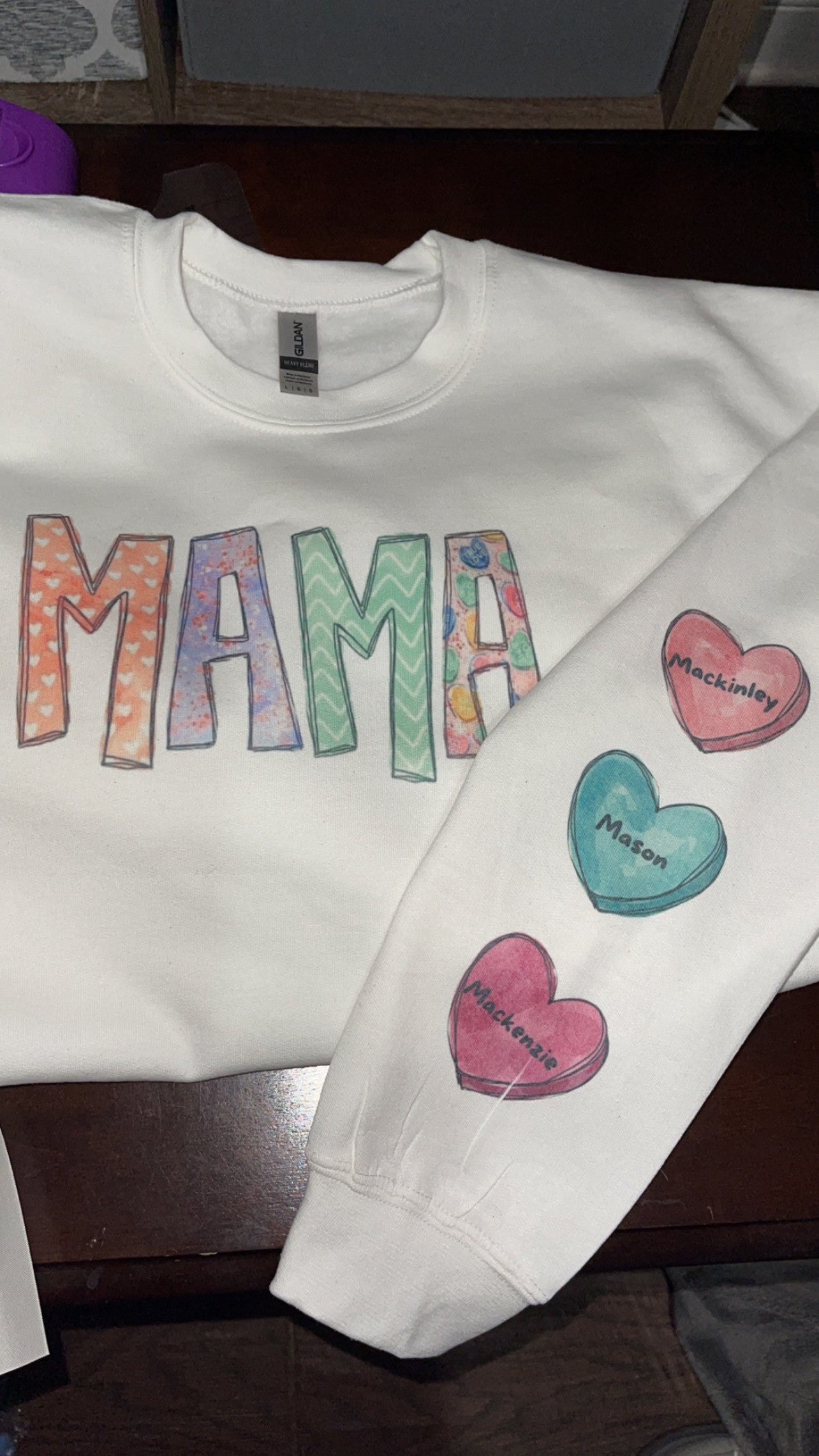 Valentines Mama Sweatshirt