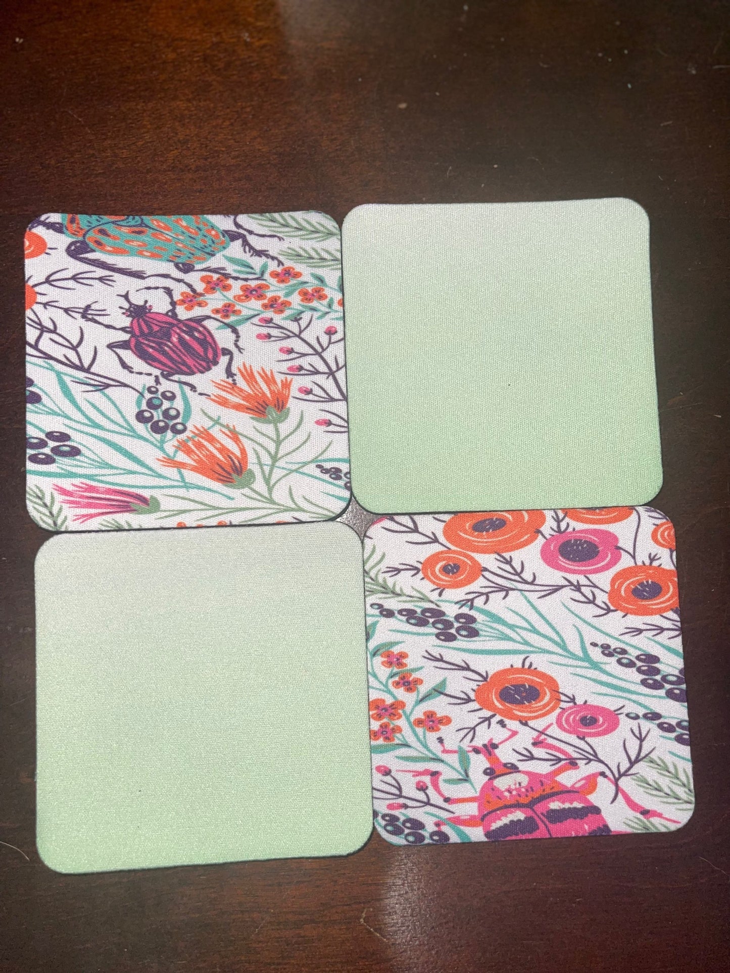 Bug & Flower Coasters