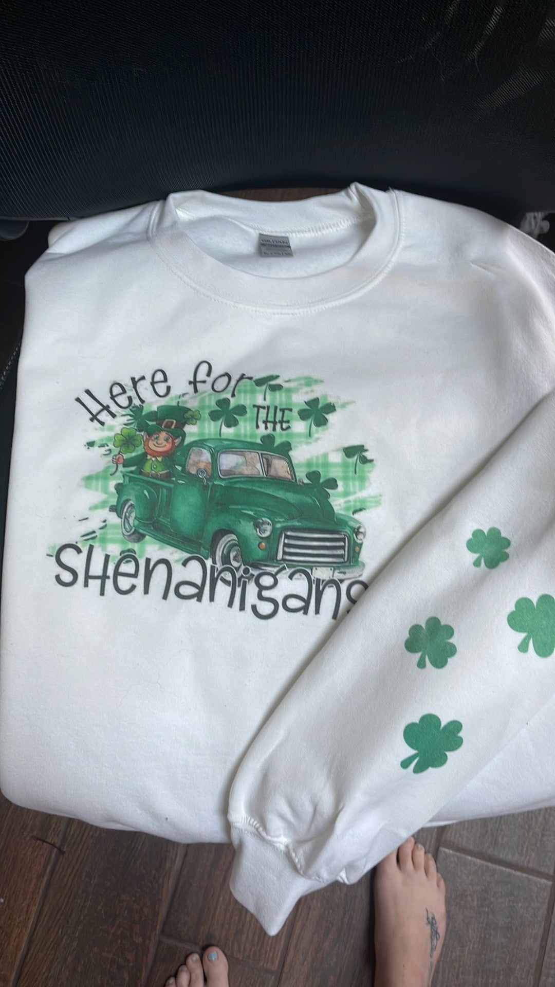 Here for the Shenanigans Sweatshirt