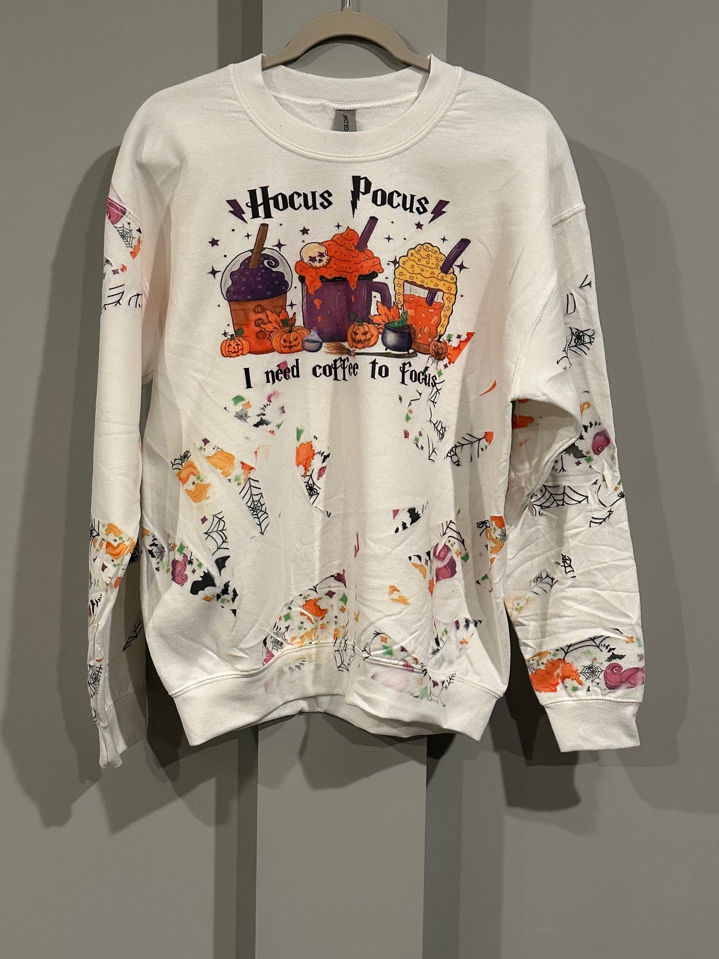 Hocus Pocus i need coffee to focus sweatshirt