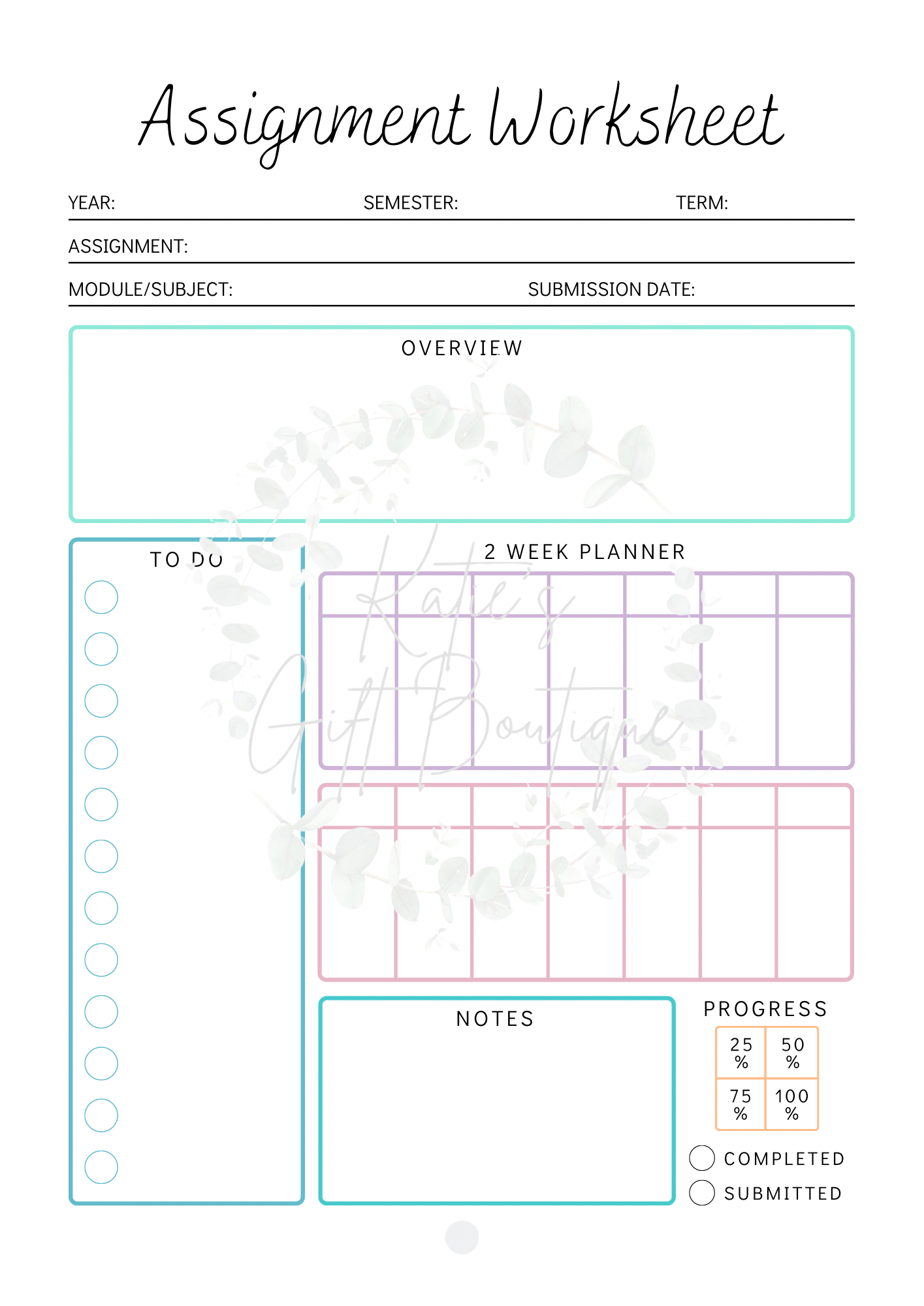 Study Planner