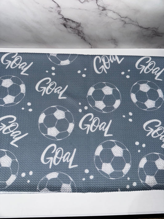 Soccer - Goal - Blue - Scrunchie/Headband