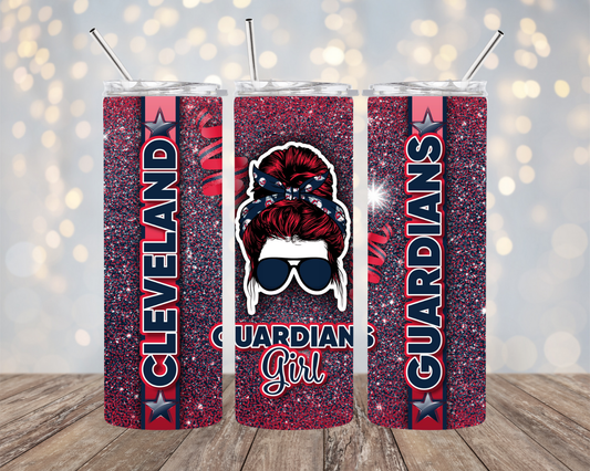 Cleveland Guardians Girl - Tumbler