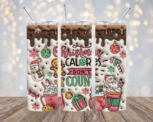 Christmas Calories Don't Count - Tumbler
