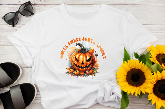 Sorta Sweet Sorta Spooky - TShirt or Crewneck Sweatshirt