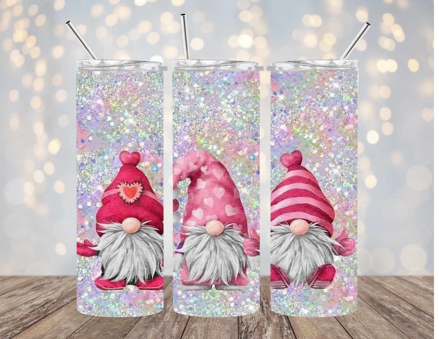 Valentines Gnomes - Tumbler