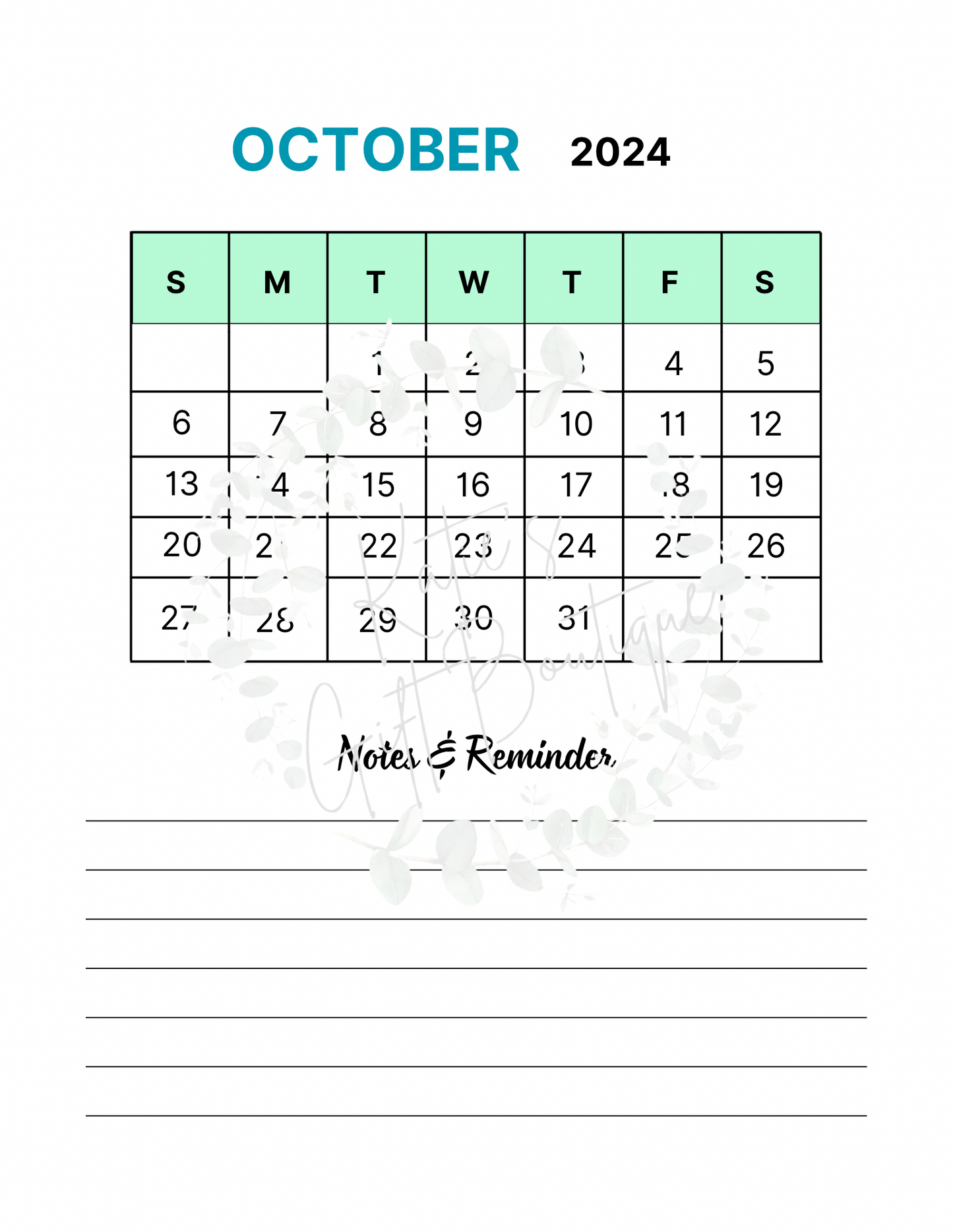 2024-2025 Travel Planner Spread - Self Care Binder