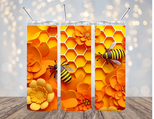 Bees & Honeycombs - Tumbler