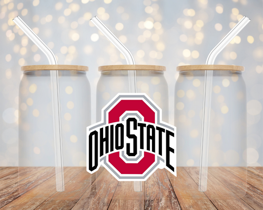 Ohio State Football- Glass Cup