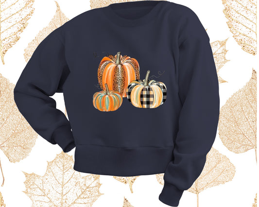 Fall - Pumpkins - TShirt or Crewneck Sweatshirt