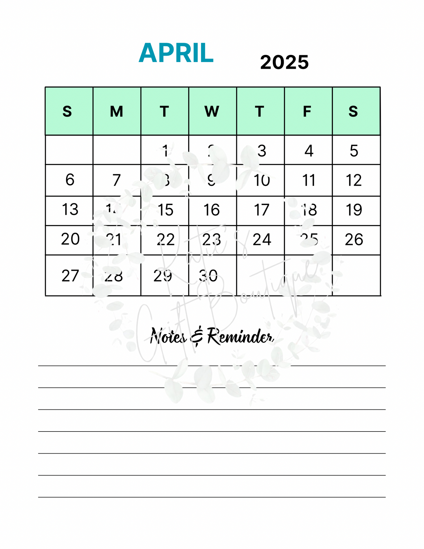 2024-2025 Travel Planner Spread - Self Care Binder