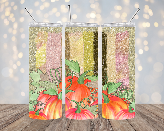 Pumpkin Glitter - Tumbler