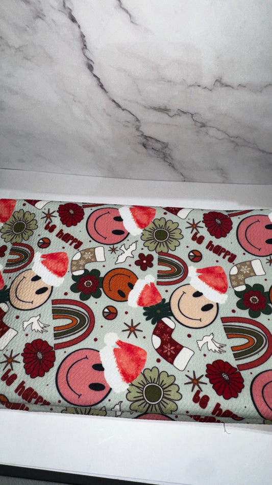 Smiley Face/Rainbows/Stockings - Scrunchie/Headband