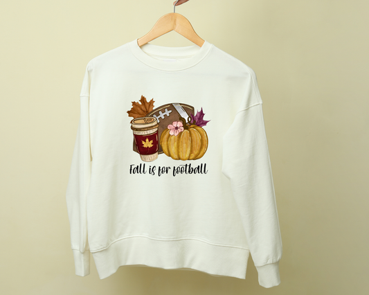 Fall is for Football- TShirt or Crewneck Sweatshirt