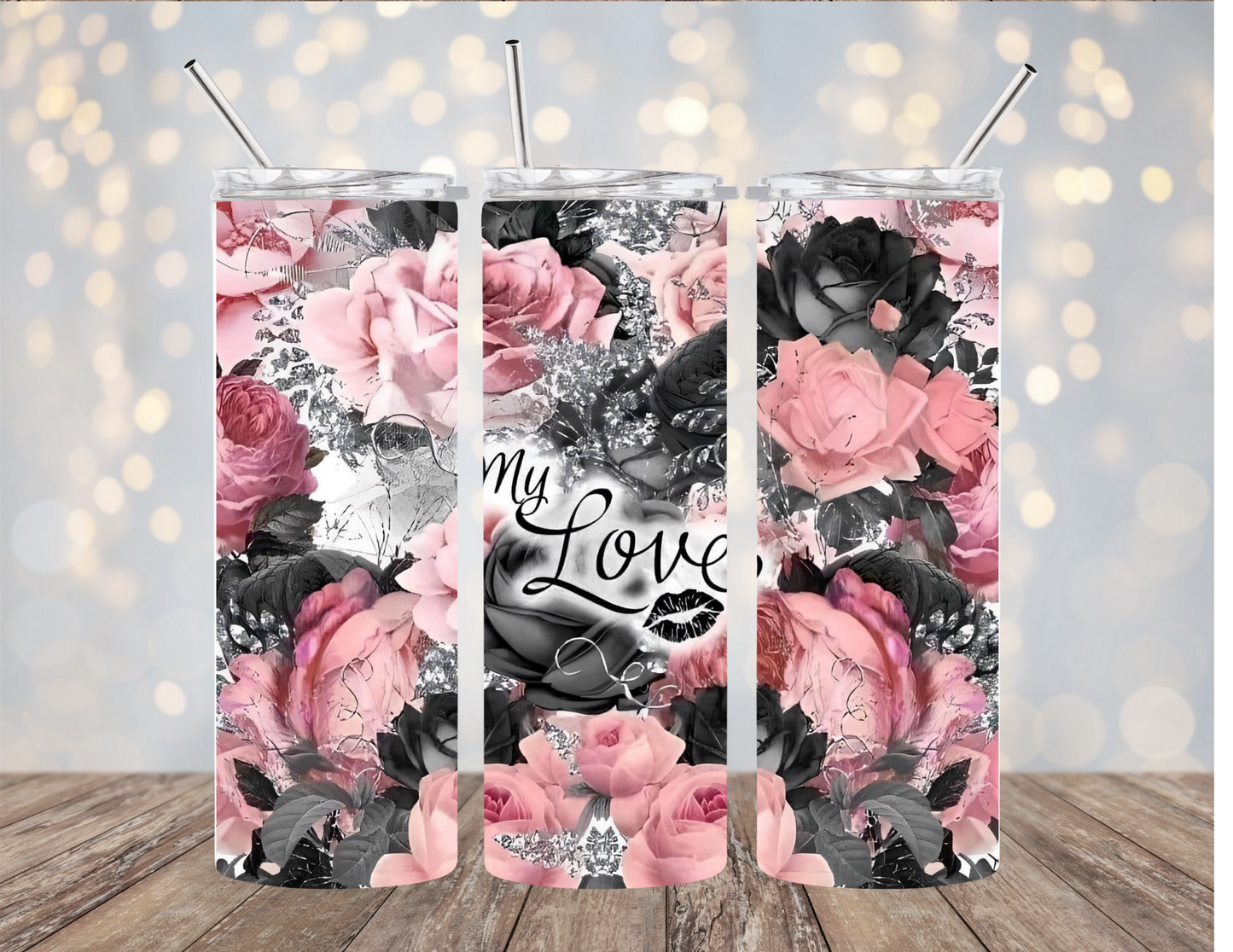 My Love Pink Floral - Tumbler