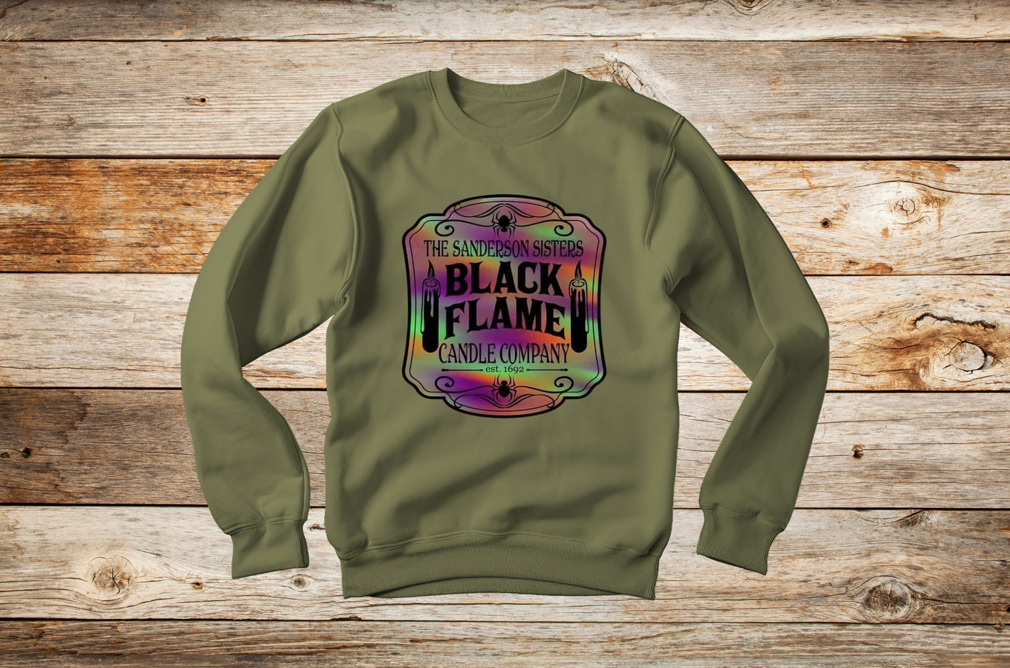 Halloween - The SS Black Flame - TShirt or Crewneck Sweatshirt