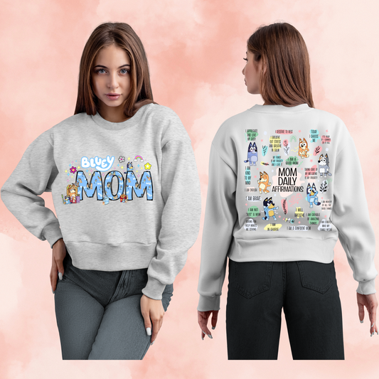 Bluey Mama Affirmations Tshirt