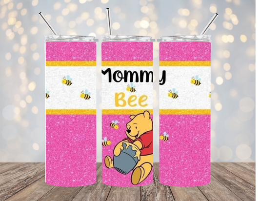 Mommy Bee - Pink - Tumbler