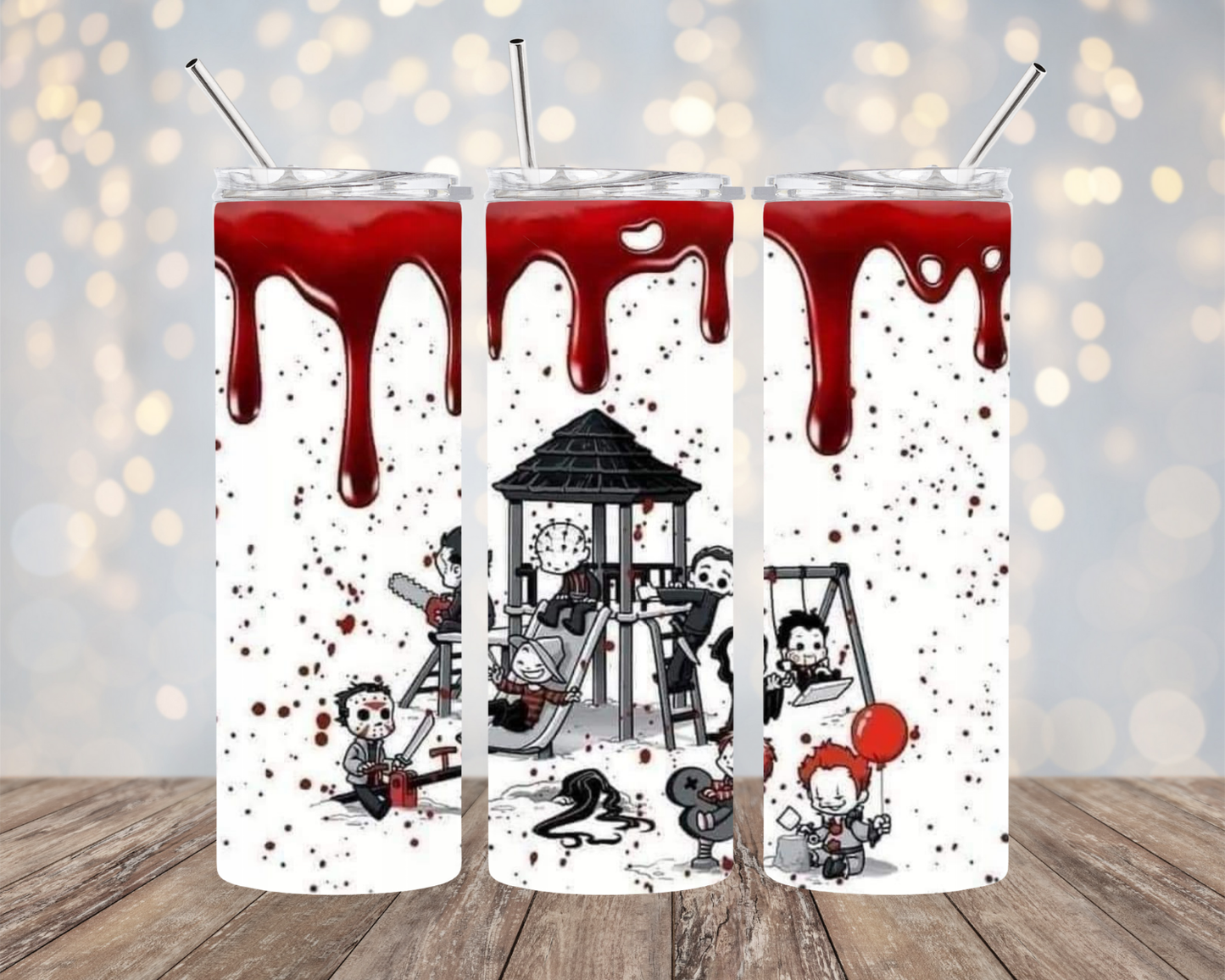 Mini Halloween Horror Characters- Tumbler